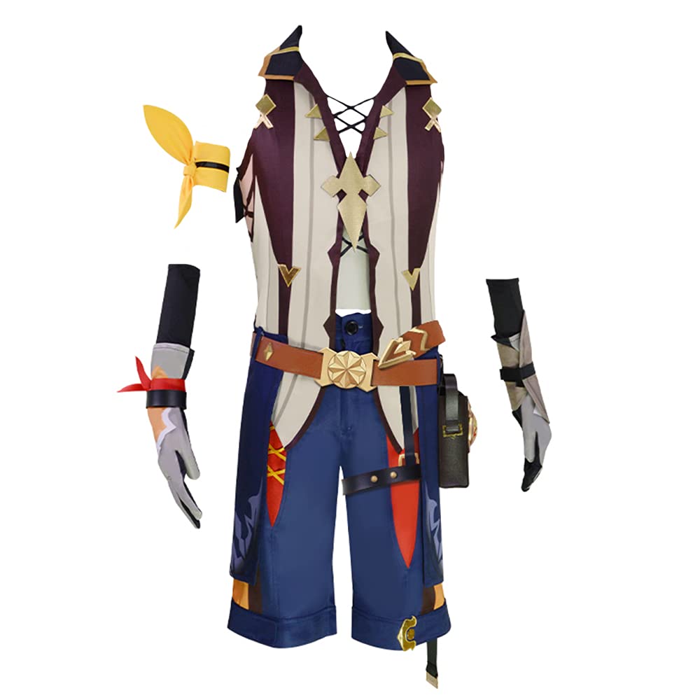 Amazon.co.jp: ゲーム 原神 げんしん ベネット コスプレ 衣装 仮装